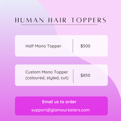 Human Hair Toppers